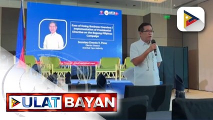 Pinakaunang roadshow ng ARTA sa pagpapatupad ng "Electronic Business One-Stop Shop" o eBOSS,...