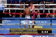 Pelea de Box  Saul Canelo Alvarez vs Austin Trout  3 Round  2042013