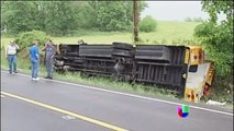 Autobús escolar en Kentucky sufre un grave accidente