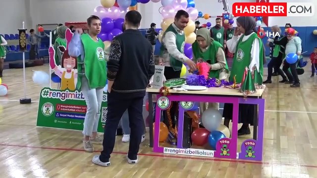 Down sendromlu çocuklar farkındalık günü etkinliğinde doyasıya eğlendi