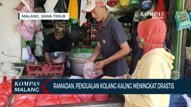 Penjualan Kolang Kaling Meningkat 10 Kali Lipat di Bulan Ramadan