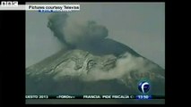 Raw Mexicos Popocatepetl Volcano Erupts