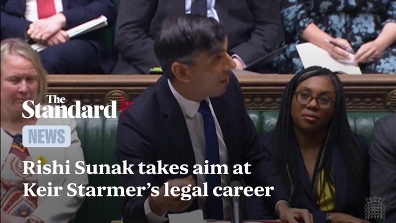 Rishi Sunak Takes Aim At Keir Starmer's Legal Record During Pmqs