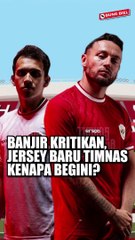 Jersey baru Timnas Indonesia banjir kritikan, kok malah jadi gini??