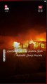 حريق هائل بمخيم للاجئين السوريين ببلدة عرسال اللبنانية
