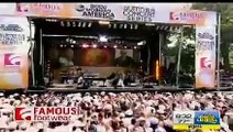 Good Morning America Pitbull Presentation  Summer Concert Series