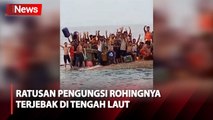 Kapalnya Terbalik, Ratusan Pengungsi Rohingnya Terombang-ambing di Tengah Lautan