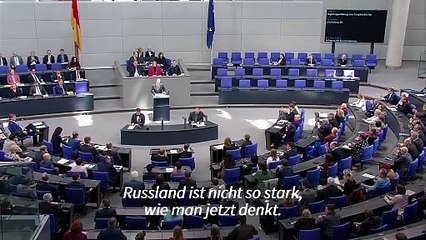 Scholz: "Russland ist nicht so stark wie man denkt"