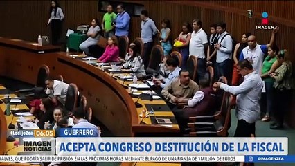 Congreso de Guerrero acepta la destitución de la fiscal general del estado