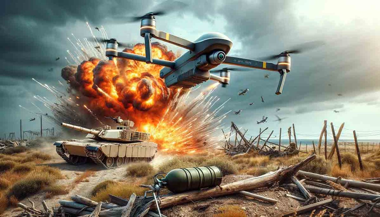 ビデオ：ウクライナ軍、初めて自律型FPVドローンを成功裏に使用