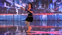 Americas Got Talent 2013  Lindsey the Hula Belching Girl Burps as She Hula Hoops