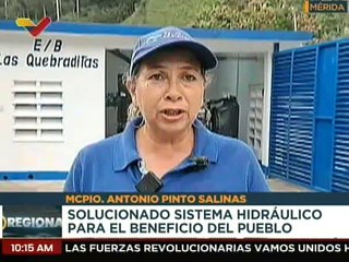 Mérida | 1x10 del Buen Gobierno soluciona Sistema Hidráulico en el sector Mesa Bolívar