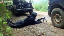 Video Balacera Emboscada a Policías Federales por sicarios en Barranca Seca Michoacán