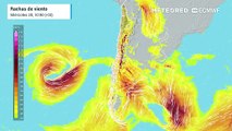 Gran ciclón guiará nuevo sistema frontal hacia Chile esta semana