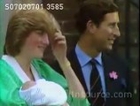 Princesa Diana Con el Principe William recien nacido