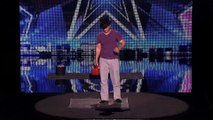 Americas Got Talent 2013 Sam Johnson  Act Lights Himself On Fire and Rolls Across a Tight Rope