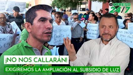 No nos la callarán, exigiremos la ampliación al subsidio de luz: Ignacio Peinado