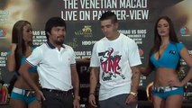 Manny Pacquiao confunde a su rival con una sexy edecán