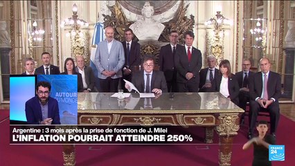 Argentine : les 100 jours au pouvoir de l'ultralibéral Javier Milei