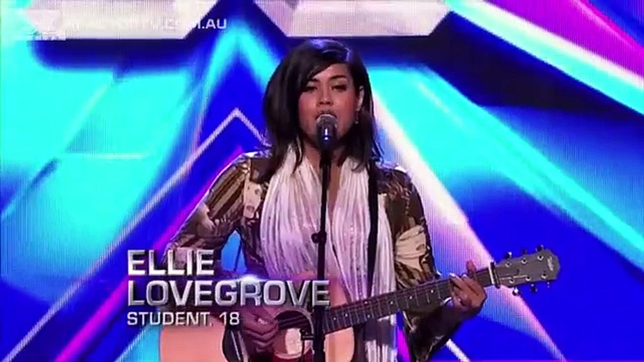 The X Factor Australia 2013 Ellie Lovegrove Girl On Fire 1st Week