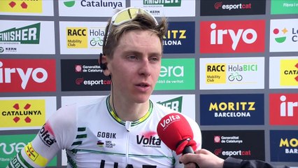 Pogacar : "Avec l'altitude, c'était très dur, j'ai eu un peu froid en haut"
