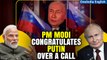 PM Modi makes congratulatory call to Putin on re-election as Russian President | Oneindia