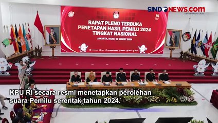 Umumkan Hasil Pemilu Legislatif, KPU Tetapkan 8 Parpol yang Lolos ke DPR RI