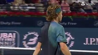 Andrey Rublev was disqualified from the Dubai ATP tournament for insulting he called him an idiot in Russian-Match-is-over!!
