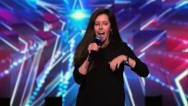 Americas Got Talent 2014  Wendy Liebman Female Comedian Jokes About Her Marriage