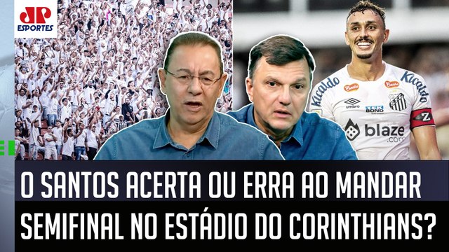 O Santos VAI JOGAR na Arena Corinthians E NÃO na Vila Belmiro! Pra mim, isso... VEJA DEBATE!