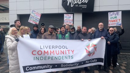 Protesters Rally to Save Liverpool's Historic St Johns Market 🛍️