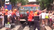 Raw Flying Tomatoes Worlds Largest Food Fight