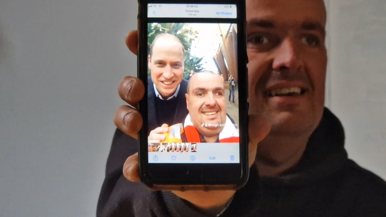 "Millions of people have seen my selfie with Prince William, he's a very nice man"