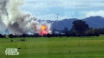 Explosión en taller de cohetes en Colombia