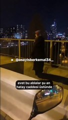 İmamoğlu'nun afişini söken iki kadın kameraya yakalanınca kaçtı