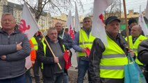 Protest pracowników ZLM