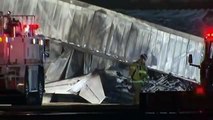 Avión se estrella contra hangar en el aeropuerto de Santa Mónica