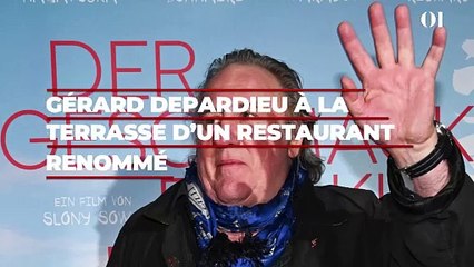 Gérard Depardieu à la terrasse d’un restaurant renommé : cette photo en plein scandale qui étonne