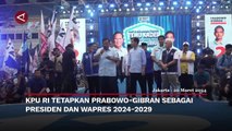 KPU RI tetapkan Prabowo-Gibran sebagai Presiden dan Wapres 2024-2029