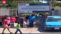 Zetas reparten despensas a damnificados en Ciudad Victoria Tamaulipas
