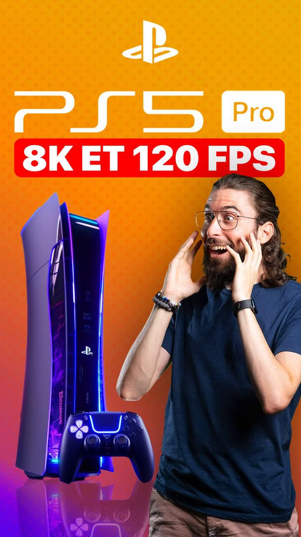 ⁣PS5 Pro : résolution 8K et 120FPS