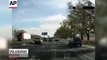 Explosion de Camion de Pasajeros en Rusia Dashcam