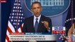 Día 8 del apagón del gobierno en Estados Unidos  Barac Obama ofrece una conferencia de prensa