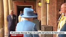 Imágenes de la llegada del príncipe George a su bautizo
