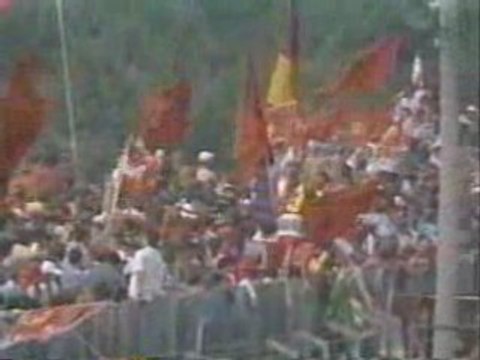 Damon Hill contre Schumacher au Grand prix d'Italie