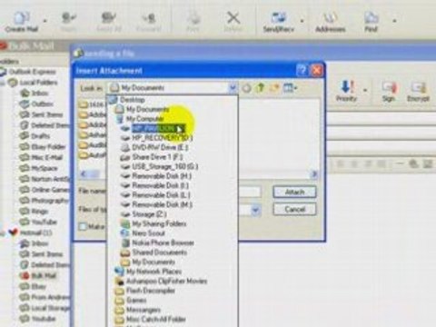 Sending an E-Mail Attachment