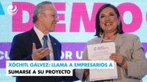Xóchitl Gálvez: Llama a empresarios a sumarse a su proyecto