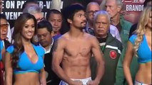 Pesaje de Manny Pacquiao vs Brandon Rios