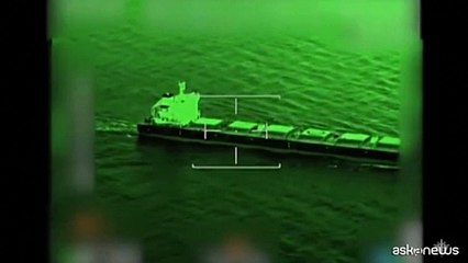 Distrutto un drone Houthi, il video dell'elicottero francese