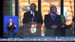 Falso interprete de lenguaje de señas en el homenaje de Nelson Mandela